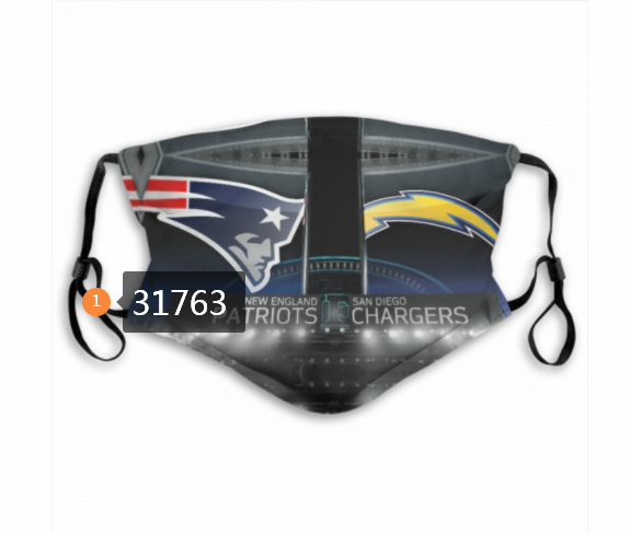 NFL New England Patriots 1922020 Dust mask with filter->nfl dust mask->Sports Accessory